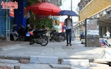 Hà Nội lát vỉa hè bằng đá tự nhiên